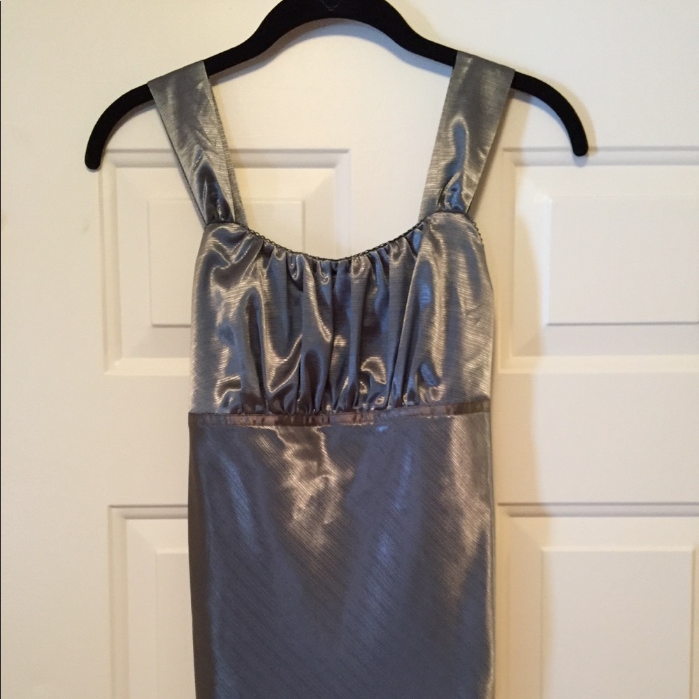 Metallic Gray/Silver Dressy Tank
